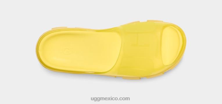 amarillo soleado 00NF401 UGG mujer tobogán transparente jella