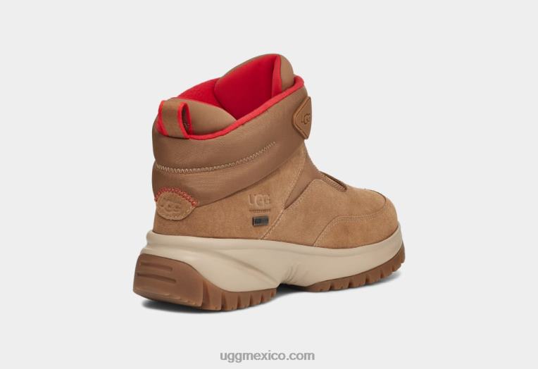 ante castaño 00NF57 UGG mujer cremallera corta yose