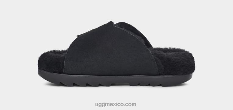 ante negro 00NF787 UGG mujer hebilla deslizante