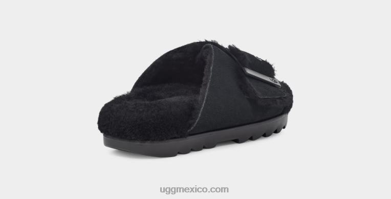 ante negro 00NF787 UGG mujer hebilla deslizante