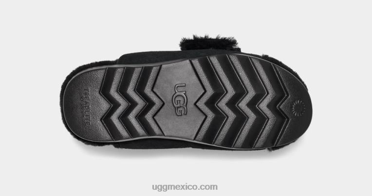 ante negro 00NF787 UGG mujer hebilla deslizante