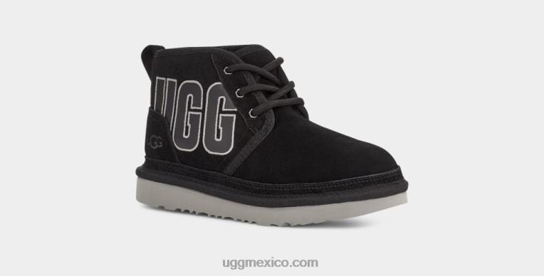 ante negro/gris 00NF1775 UGG niños esquema gráfico de neumel