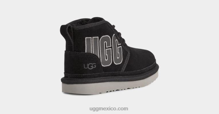 ante negro/gris 00NF1775 UGG niños esquema gráfico de neumel