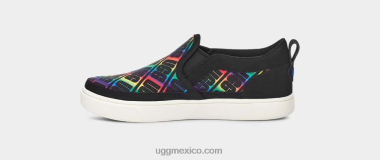 arcoiris negro 00NF255 UGG niños slip-on caplan