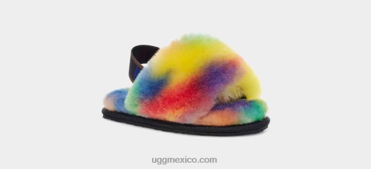 arcoíris 00NF323 UGG niños pequeños pelusa sí orgullo