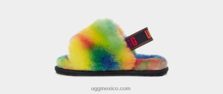 arcoíris 00NF323 UGG niños pequeños pelusa sí orgullo