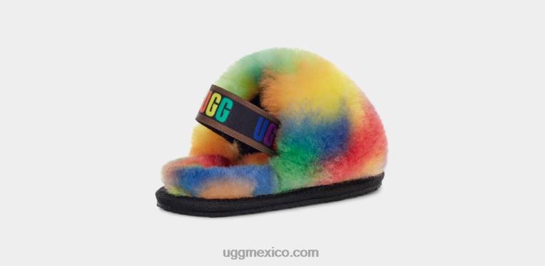 arcoíris 00NF323 UGG niños pequeños pelusa sí orgullo