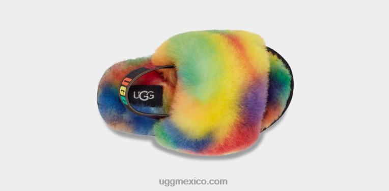 arcoíris 00NF323 UGG niños pequeños pelusa sí orgullo