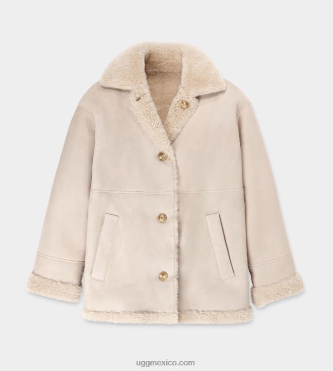 arena 00NF2268 UGG mujer chamarra Faydon reversible