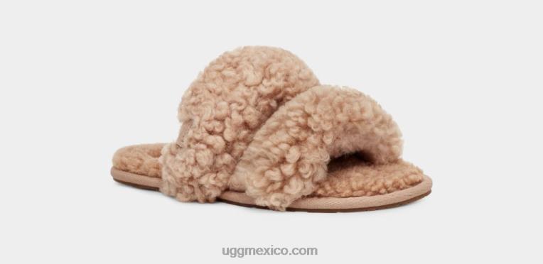 arena 00NF682 UGG mujer maxi scuffetta rizado