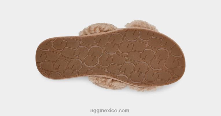 arena 00NF682 UGG mujer maxi scuffetta rizado