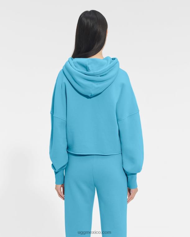azul bahama 00NF1289 UGG mujer sudadera corta keira