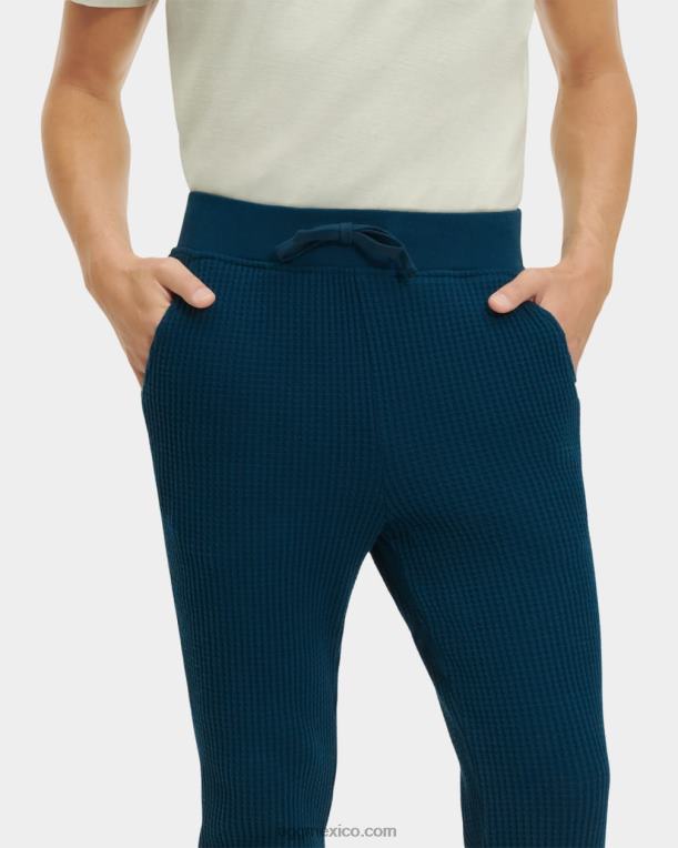 azul medianoche 00NF1899 UGG hombres joggers térmicos de guantera