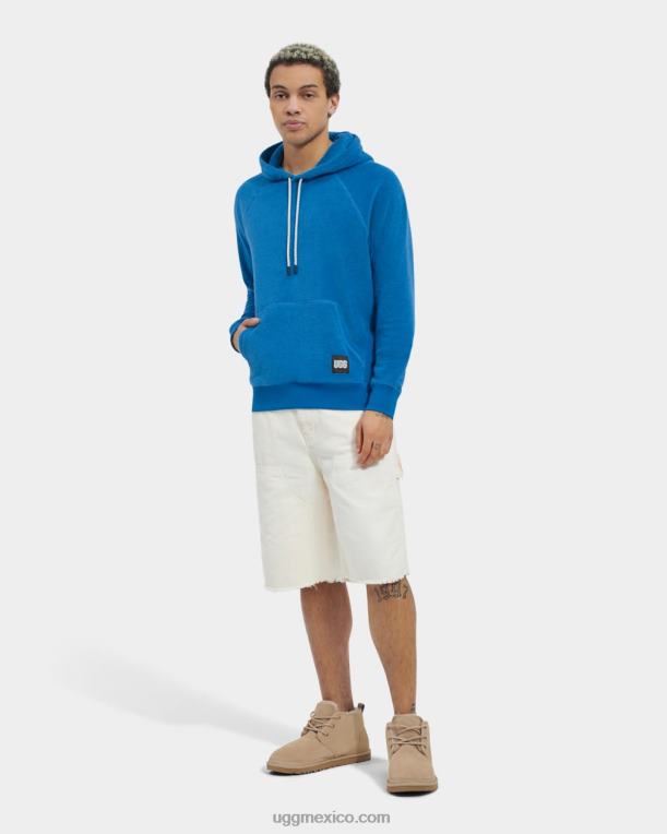 azul mediterraneo 00NF1817 UGG hombres terrance sudadera con capucha