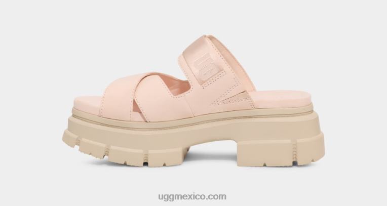 beige rosado 00NF463 UGG mujer tobogán