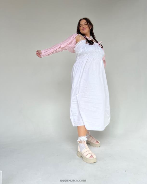 beige rosado 00NF468 UGG mujer ashton tiras