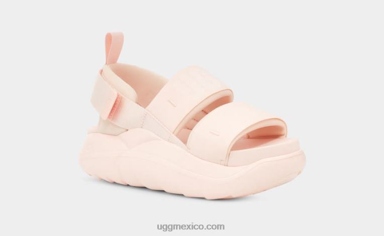 beige rosado 00NF555 UGG mujer sandalia sport la nube