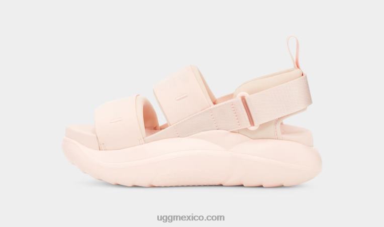 beige rosado 00NF555 UGG mujer sandalia sport la nube