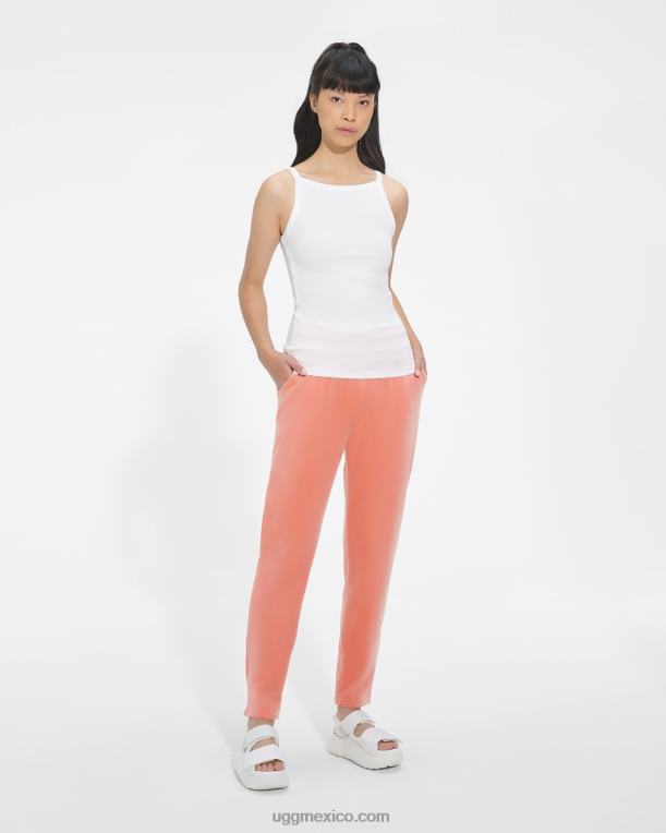 blanco 00NF1209 UGG mujer camiseta sin mangas de canalé rory