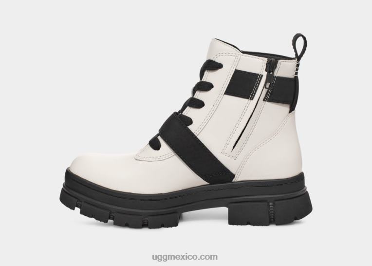 blanco 00NF15 UGG mujer ashton con cordones