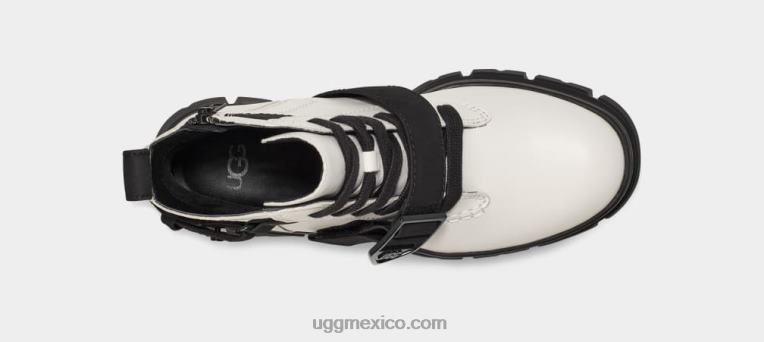 blanco 00NF15 UGG mujer ashton con cordones