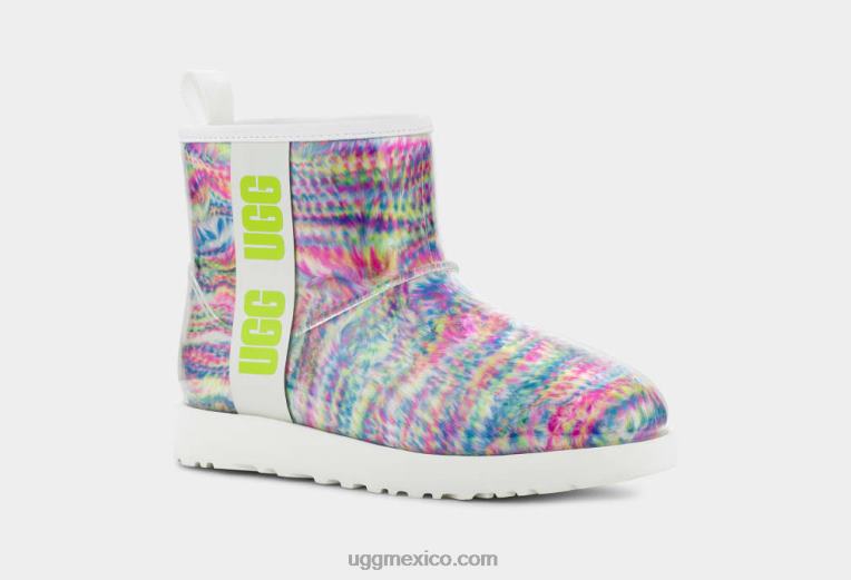 blanco 00NF805 UGG mujer clásico claro mini pixelado