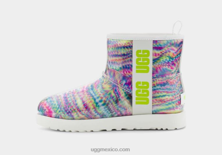 blanco 00NF805 UGG mujer clásico claro mini pixelado