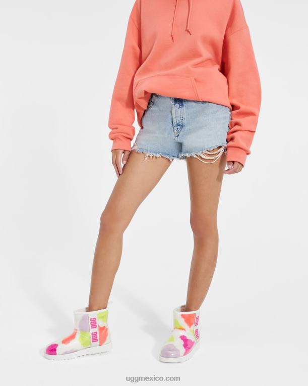 blanco 00NF806 UGG mujer mini focos transparentes clásicos para fiestas