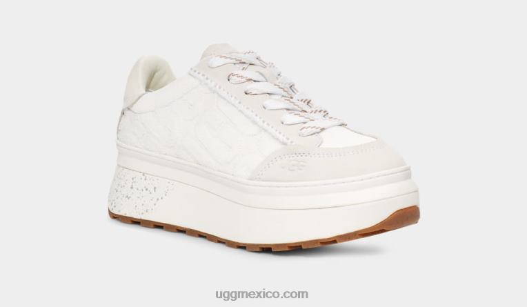 blanco 00NF819 UGG mujer logotipo de encaje marin