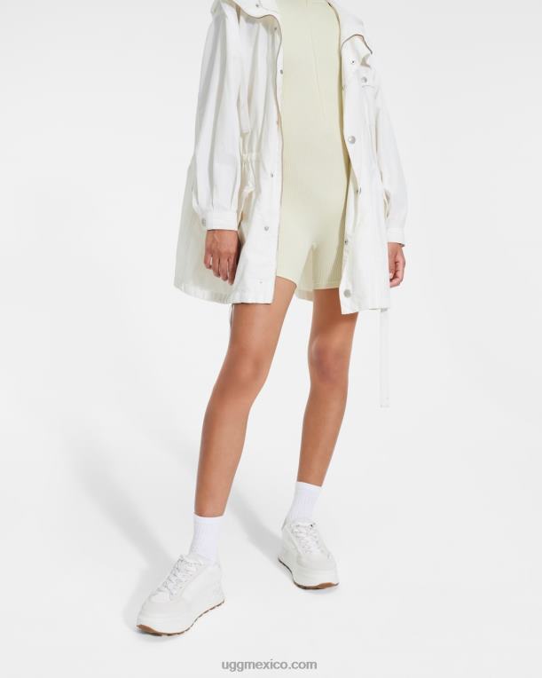 blanco 00NF819 UGG mujer logotipo de encaje marin