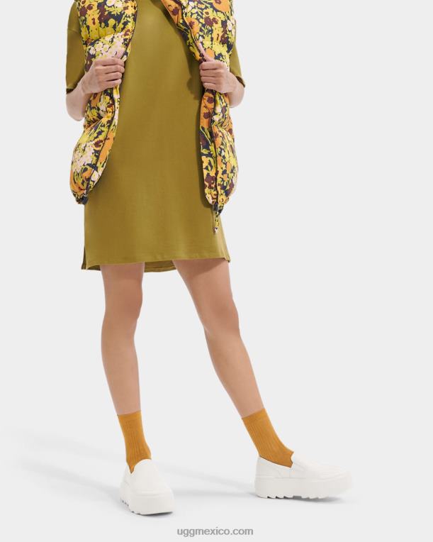 blanco brillante 00NF10 UGG mujer marin mega sin cordones