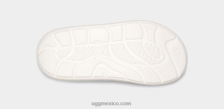 blanco brillante 00NF443 UGG mujer deporte sí diapositiva