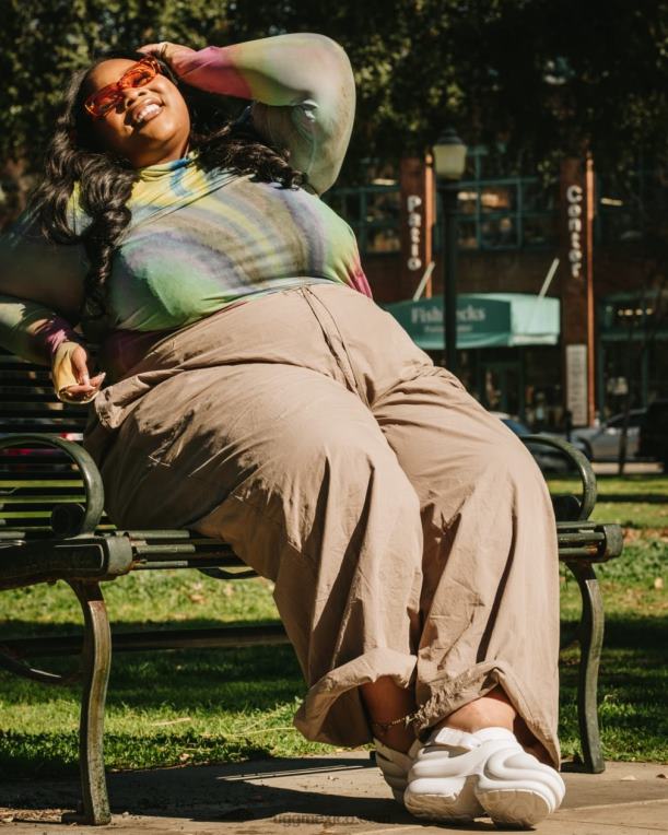 blanco brillante 00NF472 UGG mujer Aww sí