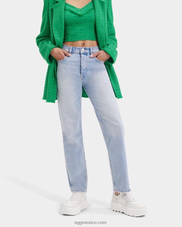 blanco brillante 00NF484 UGG mujer marin mega encaje