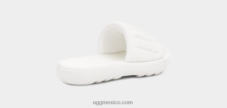 blanco brillante 00NF491 UGG mujer mini tobogán