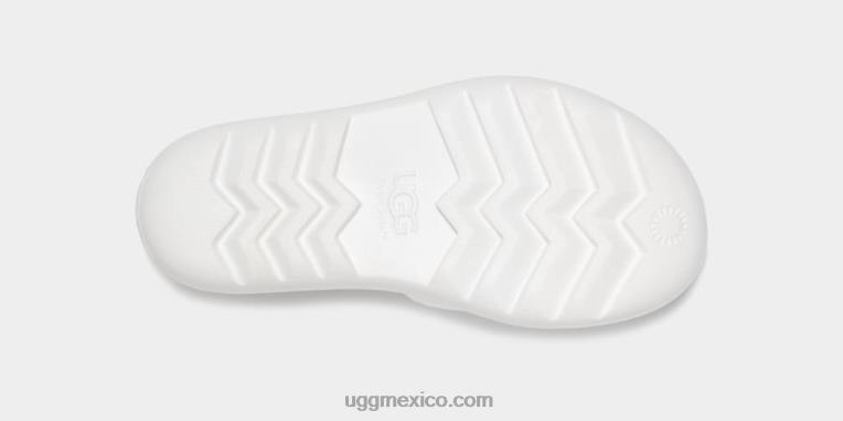 blanco brillante 00NF491 UGG mujer mini tobogán