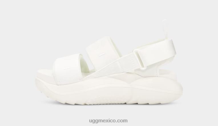 blanco brillante 00NF557 UGG mujer sandalia sport la nube
