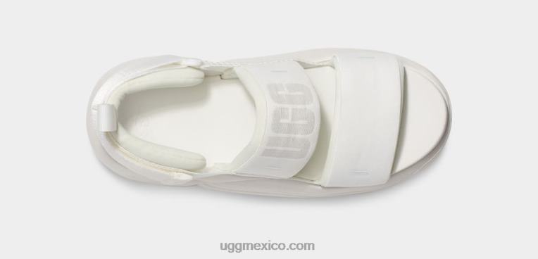 blanco brillante 00NF557 UGG mujer sandalia sport la nube