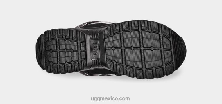blanco negro 00NF17 UGG mujer yose puffer longitud de onda media