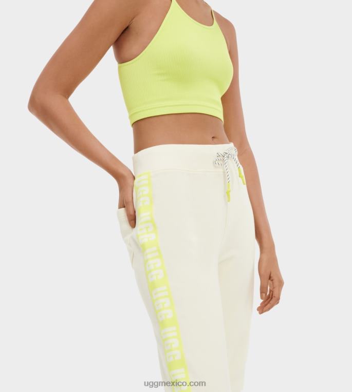 blanco/amarillo lima 00NF120 UGG mujer pantalones de chándal de ensueño