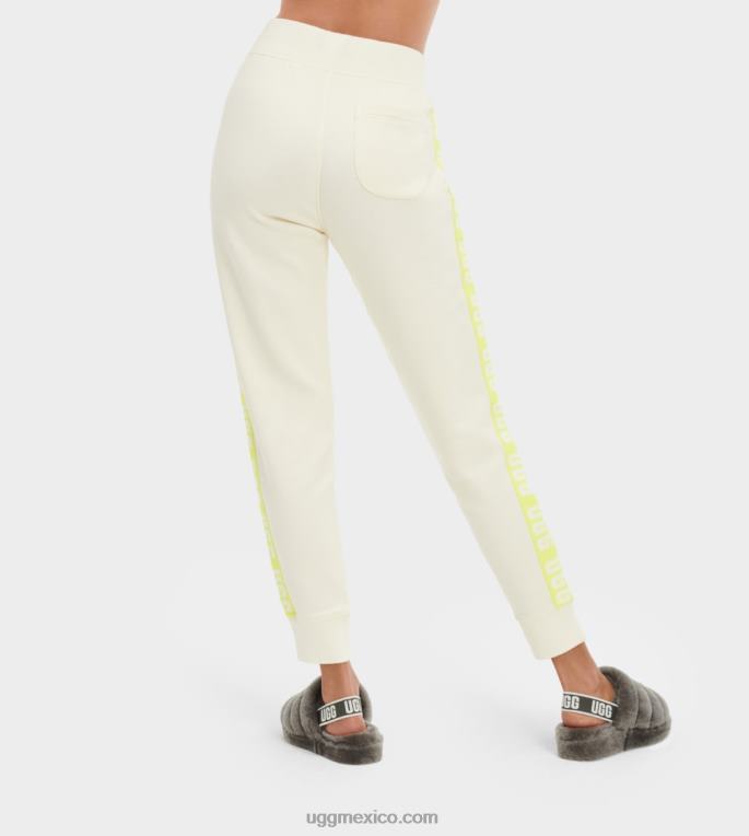 blanco/amarillo lima 00NF120 UGG mujer pantalones de chándal de ensueño