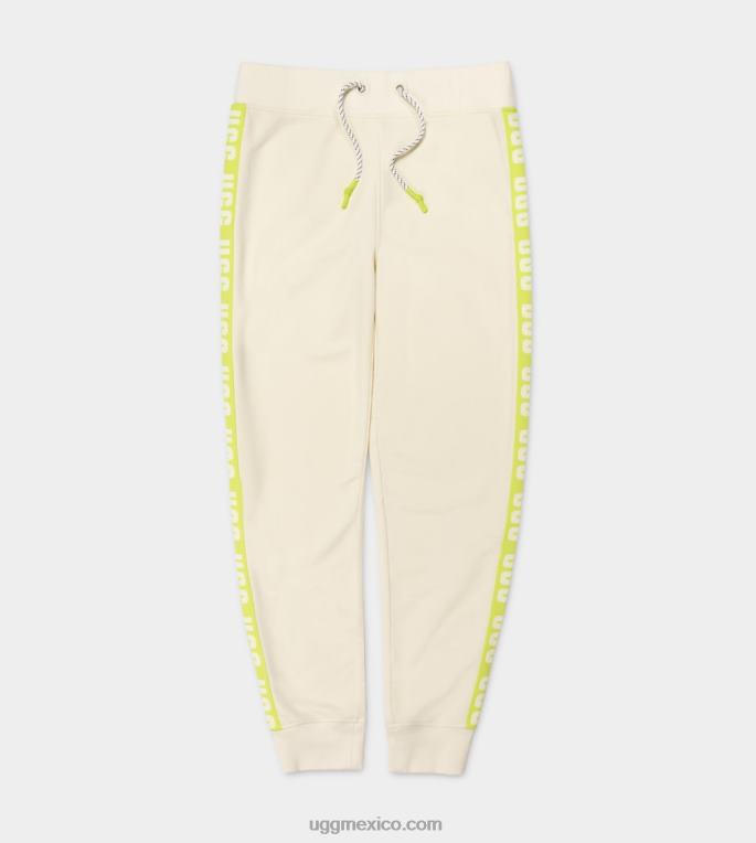blanco/amarillo lima 00NF120 UGG mujer pantalones de chándal de ensueño