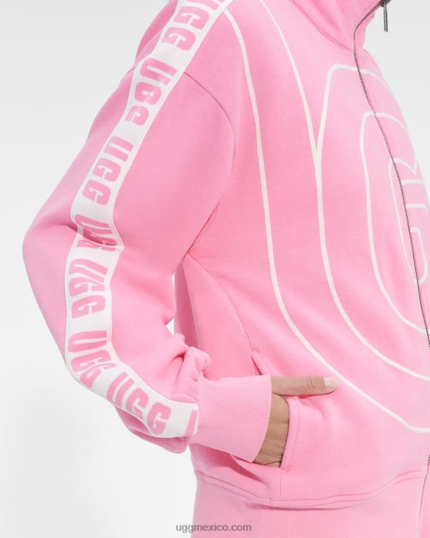 bolsita rosa 00NF1313 UGG mujer chaqueta de chándal de ensueño