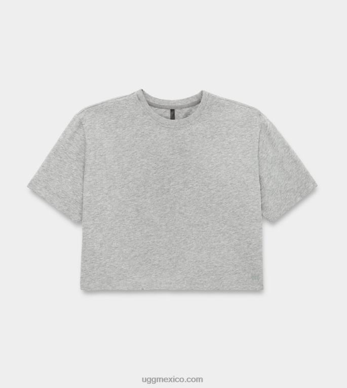 brezo gris 00NF1012 UGG mujer camiseta corta tana