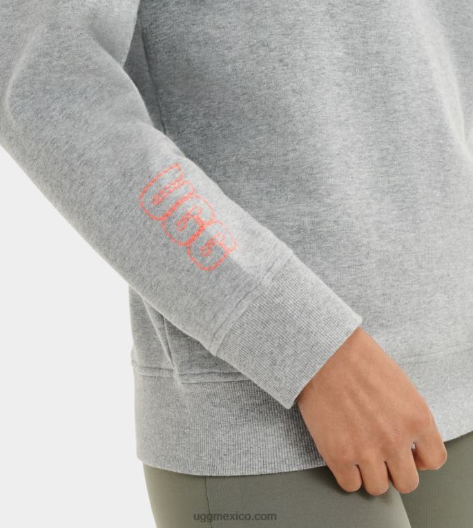 brezo gris 00NF1086 UGG mujer denise cuello redondo
