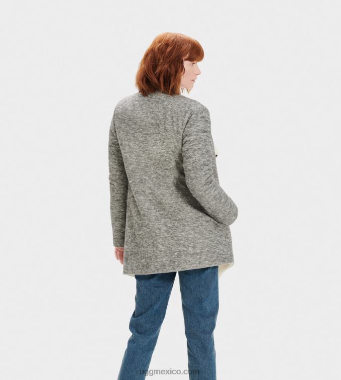 brezo gris 00NF112 UGG mujer cárdigan abriana con esmoquin