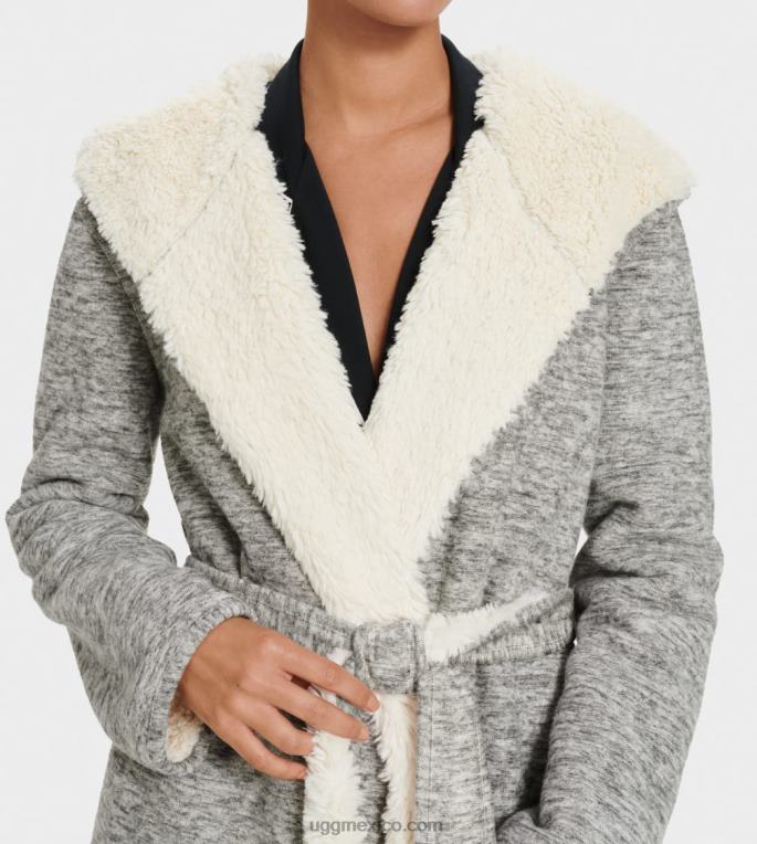 brezo gris 00NF1135 UGG mujer bata reversible portula