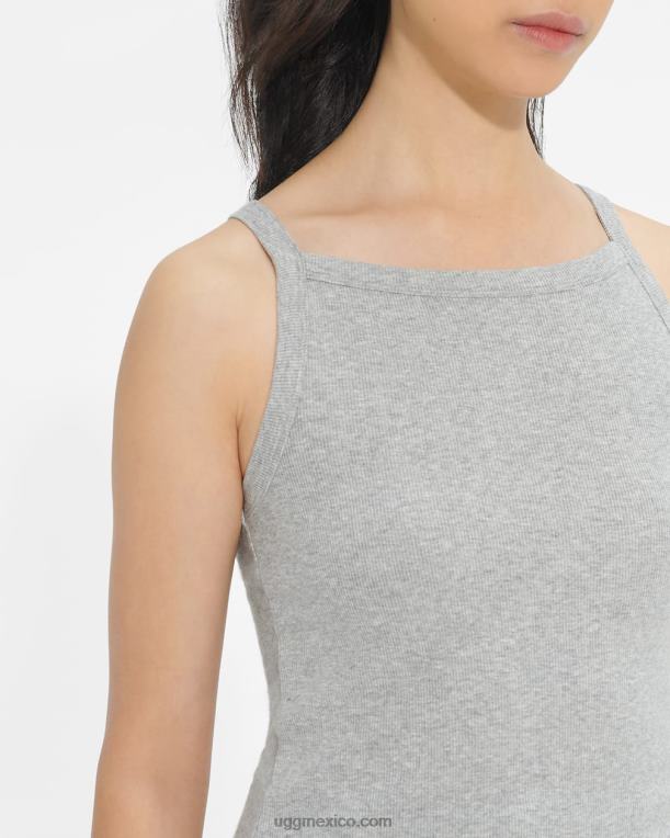 brezo gris 00NF1211 UGG mujer camiseta sin mangas de canalé rory