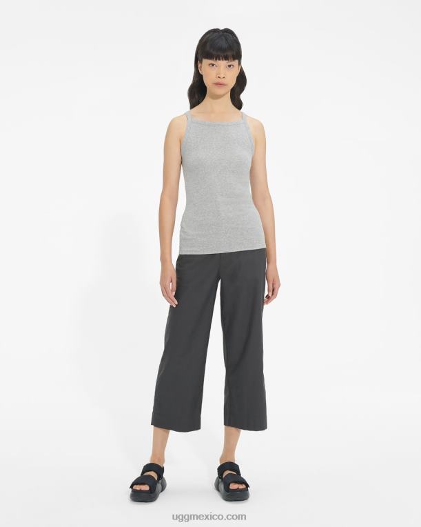 brezo gris 00NF1211 UGG mujer camiseta sin mangas de canalé rory
