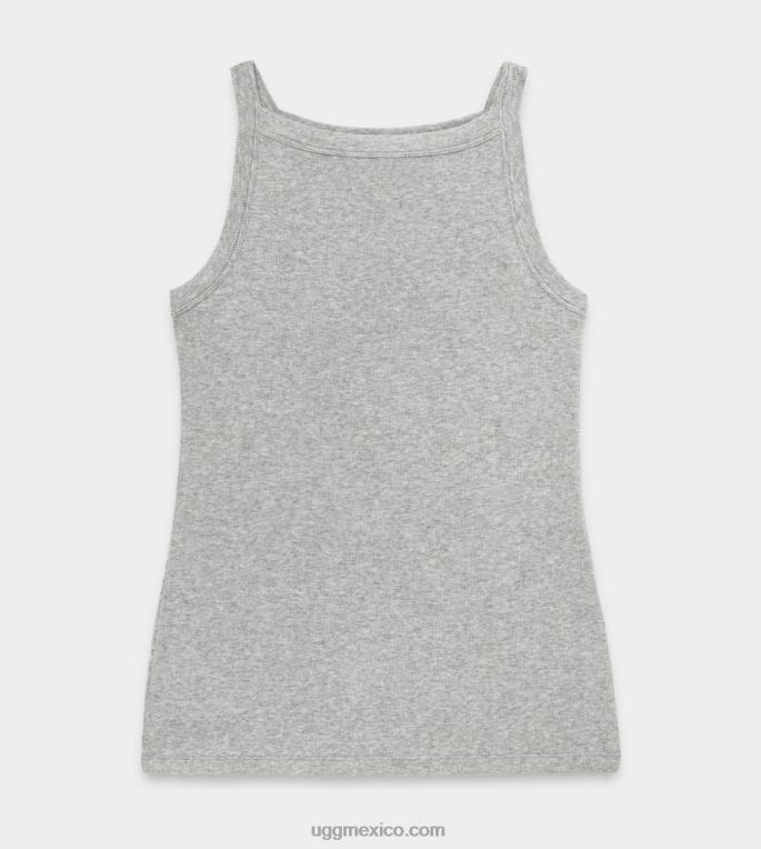 brezo gris 00NF1211 UGG mujer camiseta sin mangas de canalé rory